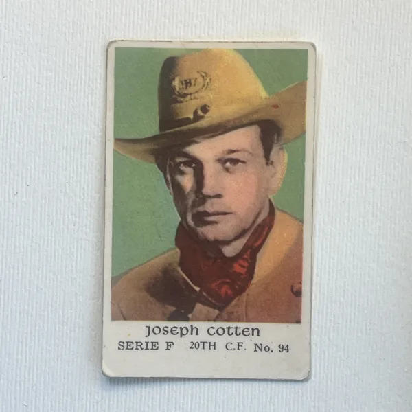 Joseph Cotten — Serie F #94