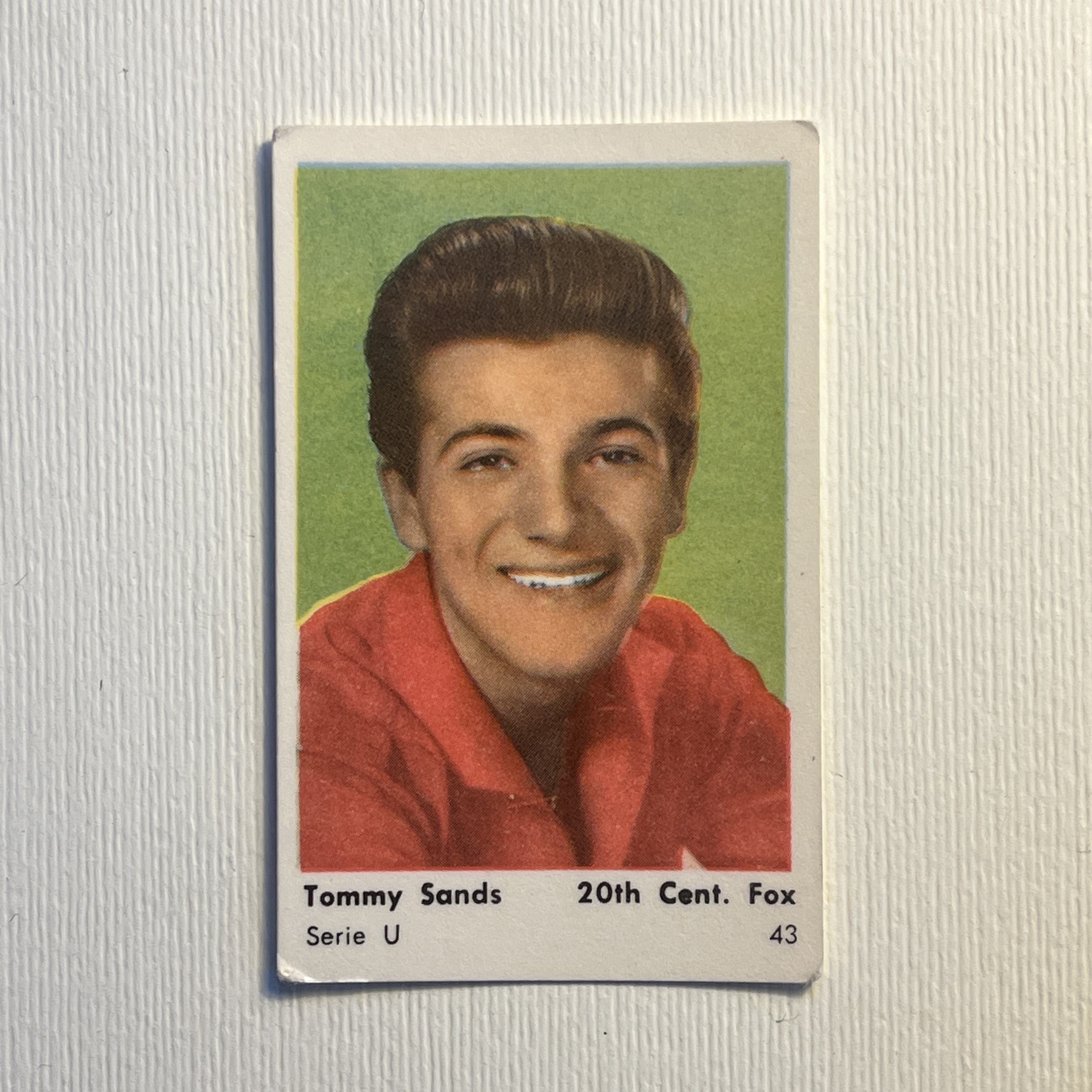 Tommy Sands — Serie U #43