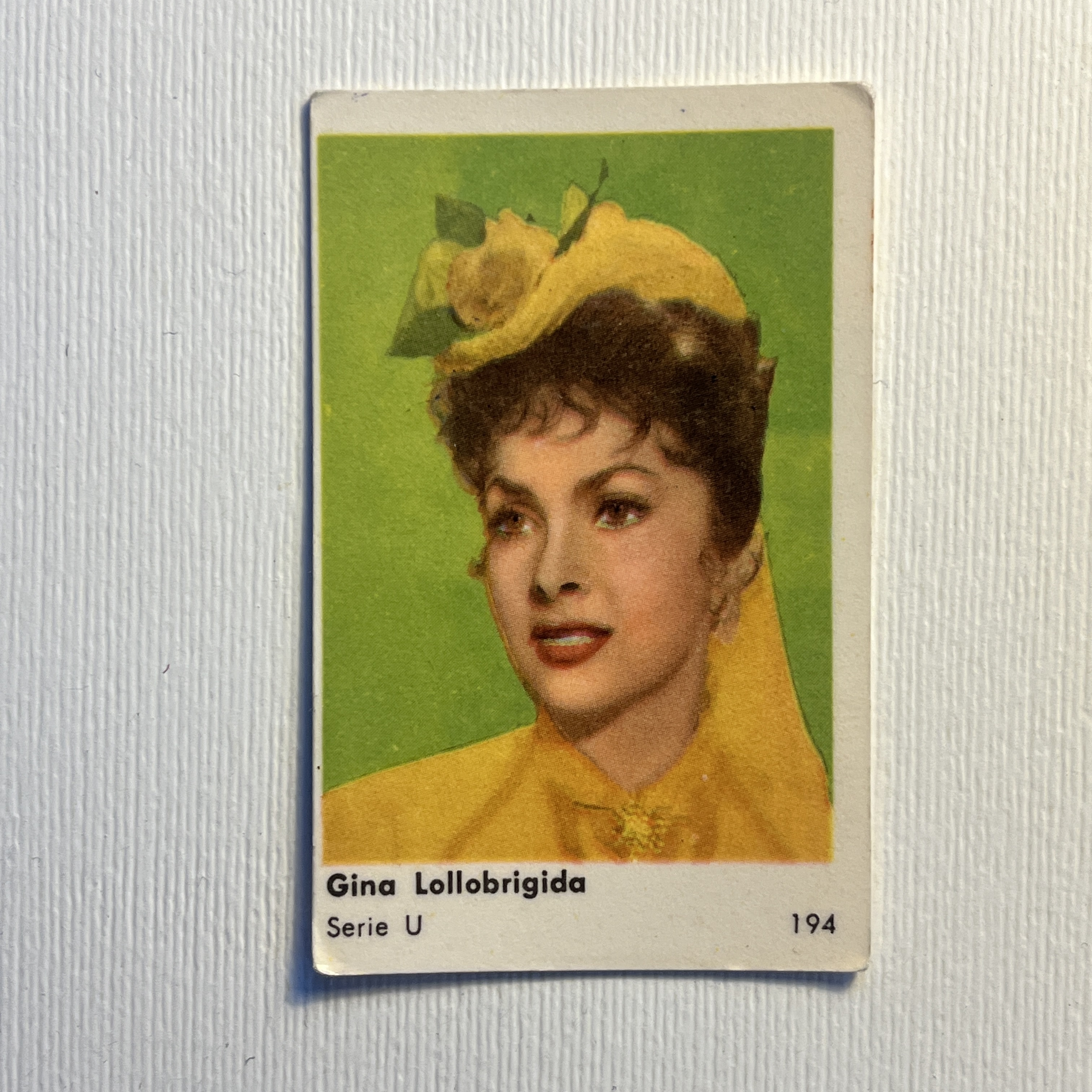 Gina Lollobrigida — Serie U #194