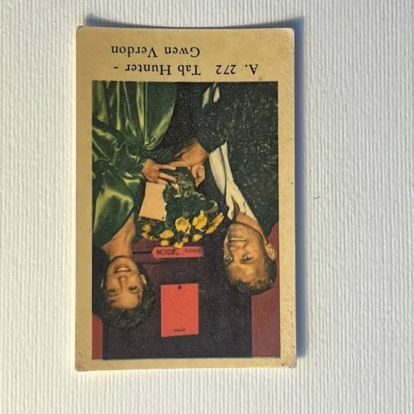 Tab Hunter - Gwen Verdon — A Set (A Serif) #272