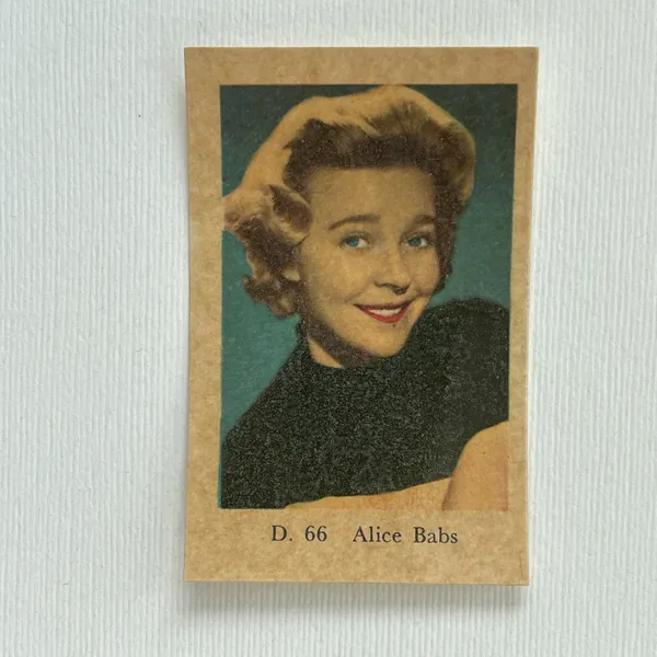 Alice Babs — D Set #66