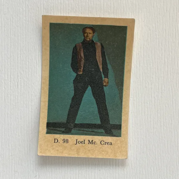 Joel Mc. Crea — D Set #98