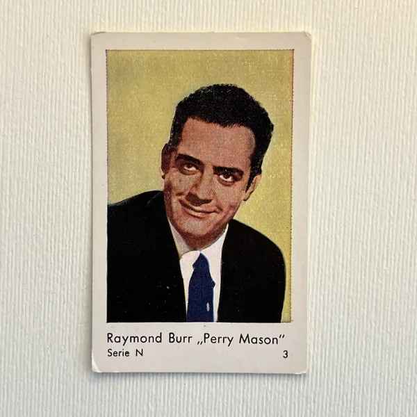 Raymond Burr "Perry Mason" — Serie N #3