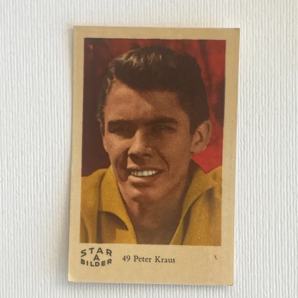 Peter Kraus — Star Bilder A #49